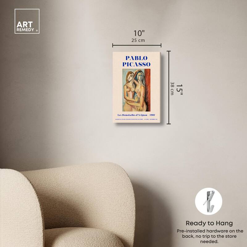 Picasso's Avignon Canvas by Art Remedy, Gallery Wrapped