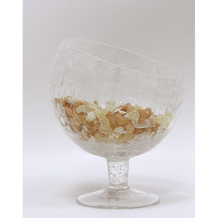 Footed Angular Bowl, Liscio Ottico