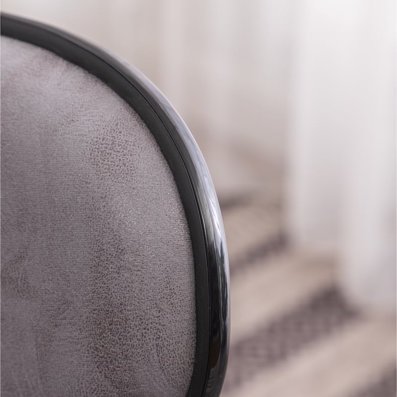 Swivel Bar Stools Counter Height Stools with Leather-Look Upholstery & Height Adjustable Dining Stools Set of 2聽