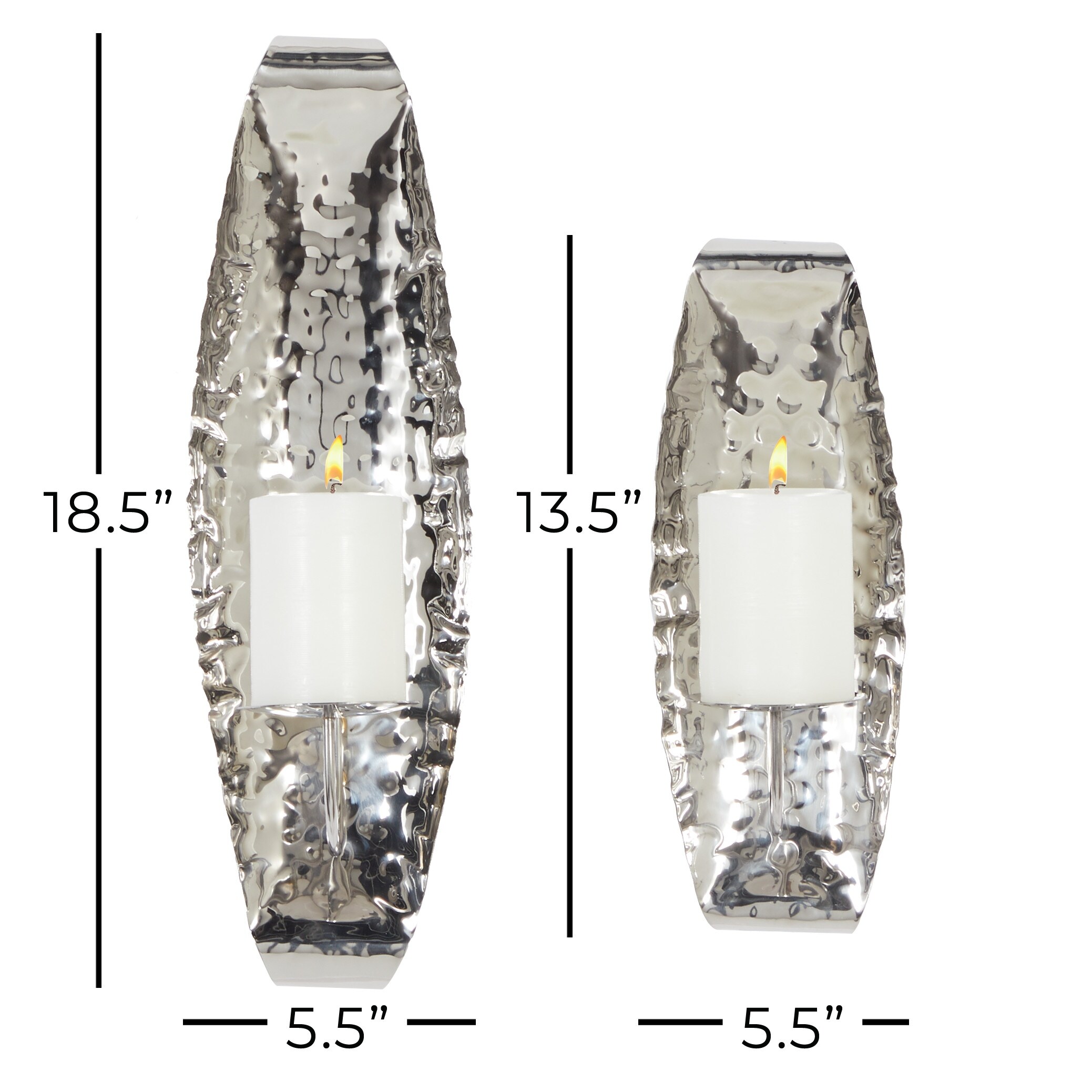 Bling candle wall sconces sales