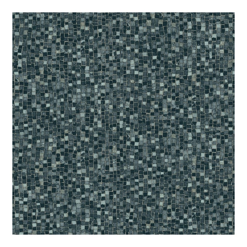 Advantage Ziggy Charcoal Stone Mosaic Wallpaper - 20.9 x 396 x 0.025