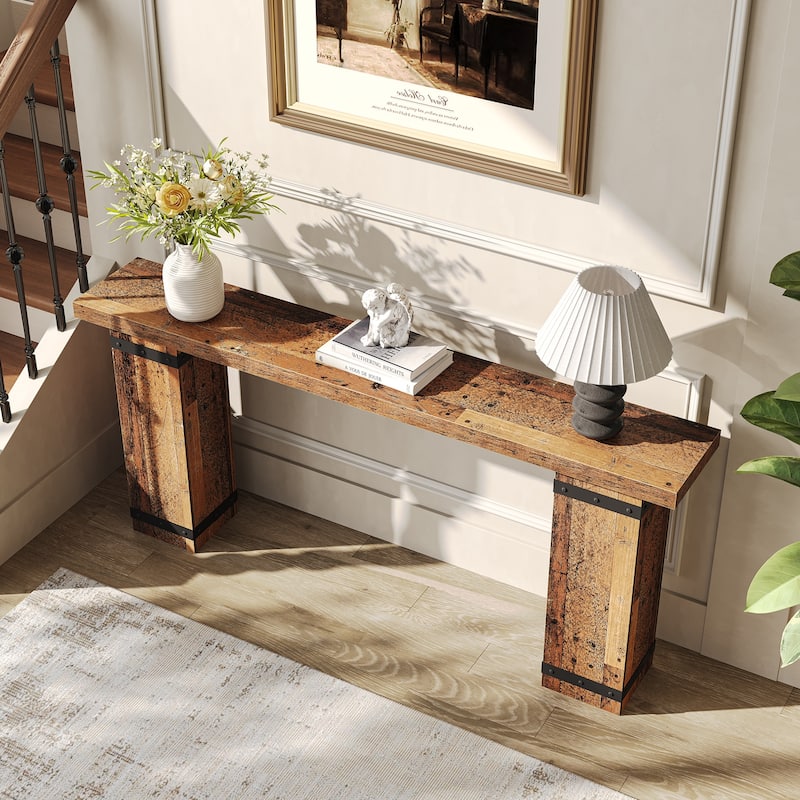 70.9-Inch Narrow Long Console Table