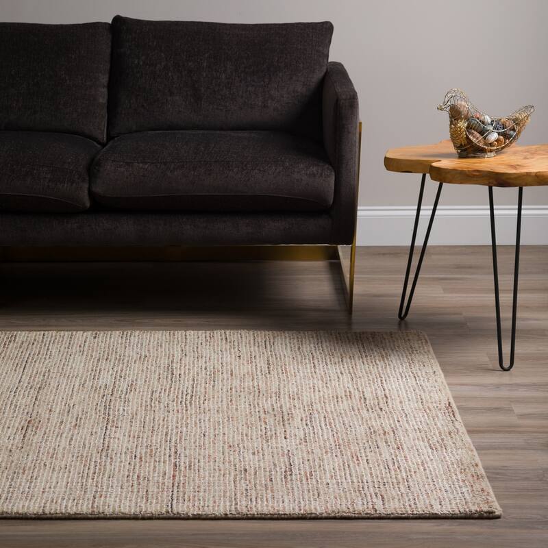 Addison Mission Multi Solid Tone Wool Blend Area Rug