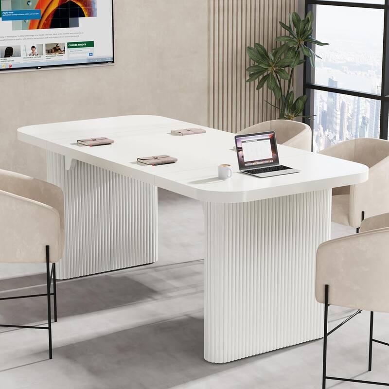 Modern Conference Table, Office Meeting Seminar Boardroom Table
