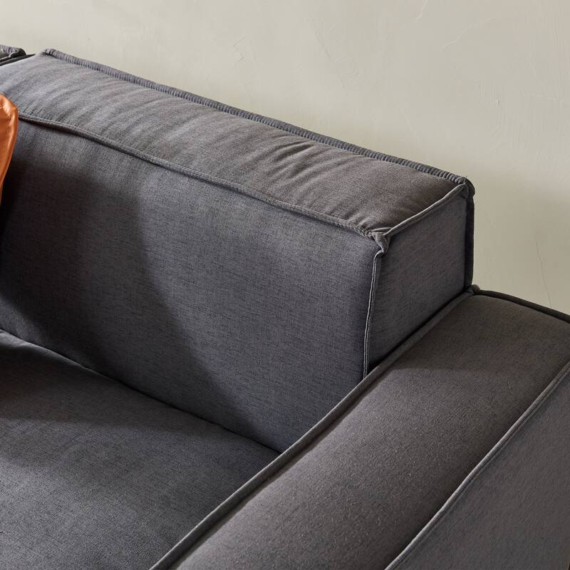 Modular Sofa with Convertible Ottoman Chaise