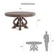 preview thumbnail 3 of 12, The Gray Barn Cornerways Rustic Brown 60-inch Wood Round Dining Table