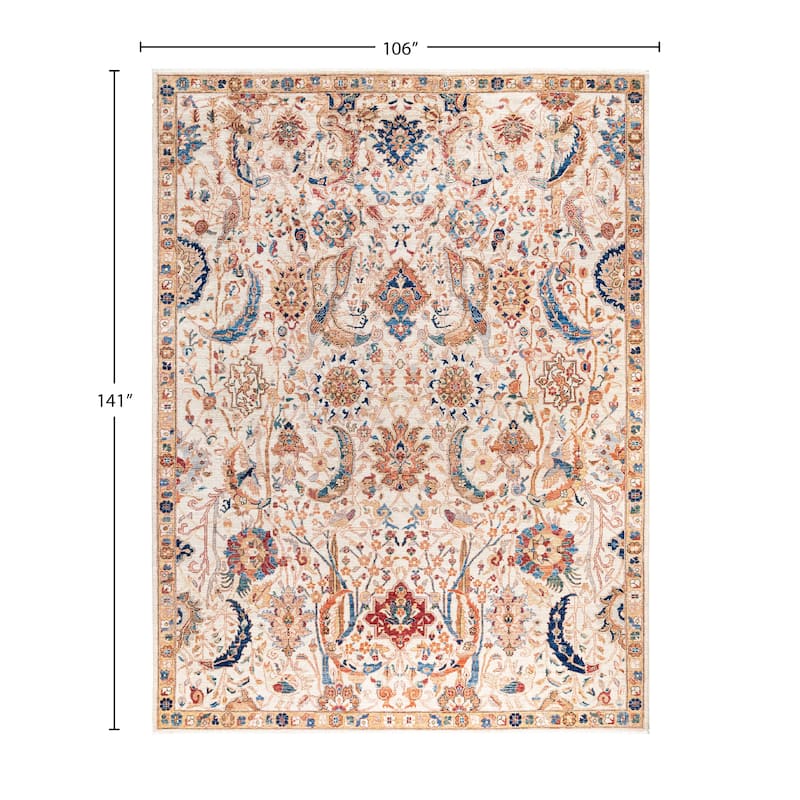 Serapi One-of-a-Kind Hand-Knotted Area Rug - Ivory - 8' 10" x 11' 9"