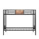 preview thumbnail 3 of 7, Twin Over Twin Size Metal Bunk Bed