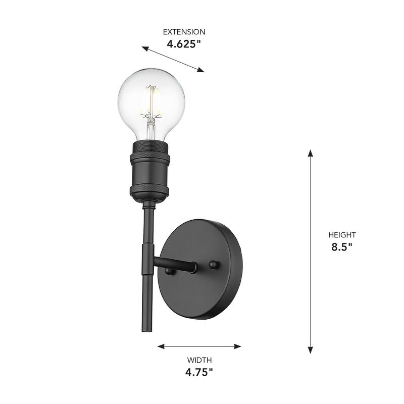 Axel Damp-Rated 1-Light Wall Sconce