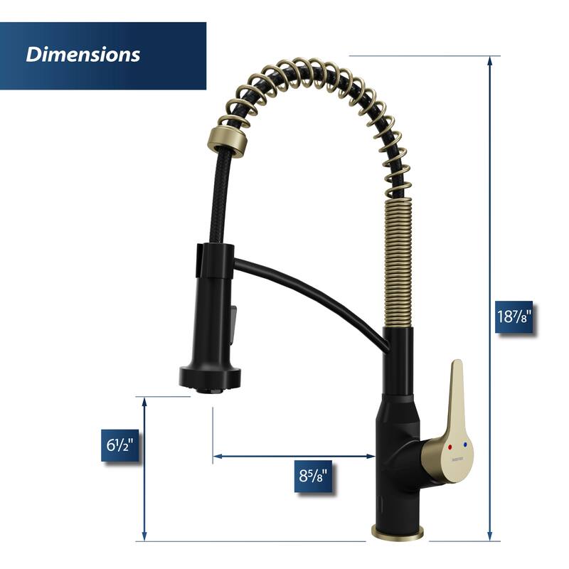 Karran Scottsdale Touchless Single-Handle Pull-Down Sprayer Kitchen Faucet