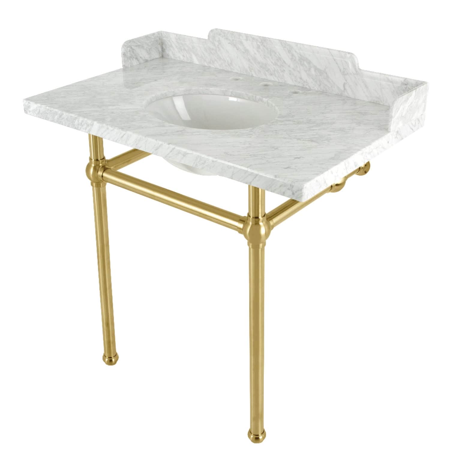 Kingston Brass LMS36MB Pemberton 36" Rectangular Metal Console