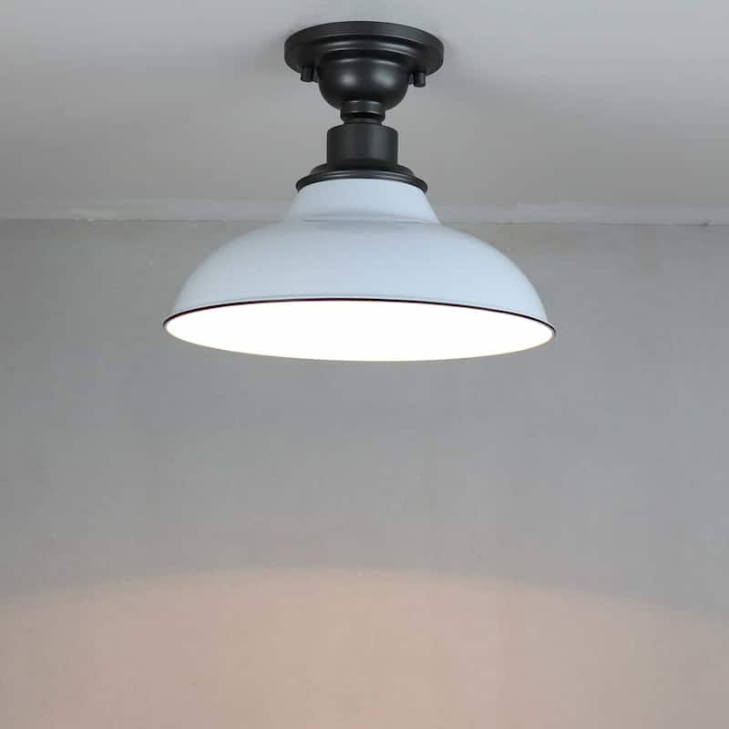 Cilento Farmhouse Ceiling Light Semi Flush Mount 1-Light