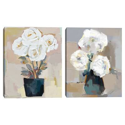Petal Panache III-IV by Studio Arts Canvas Art Prints