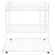 preview thumbnail 30 of 54, Full Size Loft Bed with Built-in L-Shaped Desk and Storage Shelves
