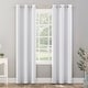 preview thumbnail 1 of 63, Sun Zero Riley Kids Bedroom Blackout Grommet 1-Piece Curtain Panel, Single Panel 40x63 - White