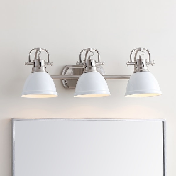 SAFAVIEH Lighting Roland 3-light LED Bathroom Sconce - 24.3"x7.5"x8.5". Opens flyout.