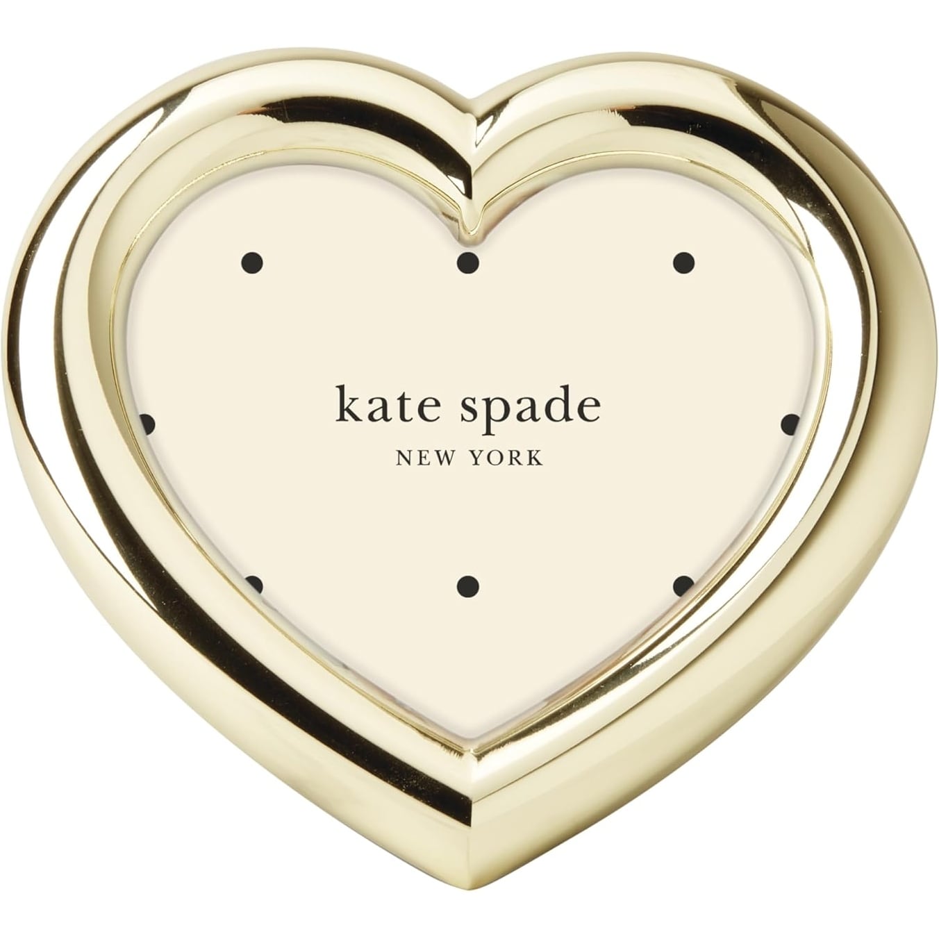 Kate Spade New York 894020 Charmed Life Tabletop Heart Frame, Gold