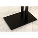 preview thumbnail 21 of 25, Edenscape Double L Shape Pedestal Towel Holder in Matte Black