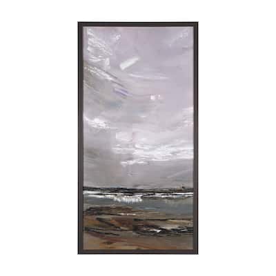 Grey Day I Framed Canvas Art Print