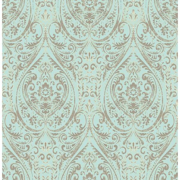 Shop Brewster Nu2079 30 3 4 Square Foot Nomad Damask Self