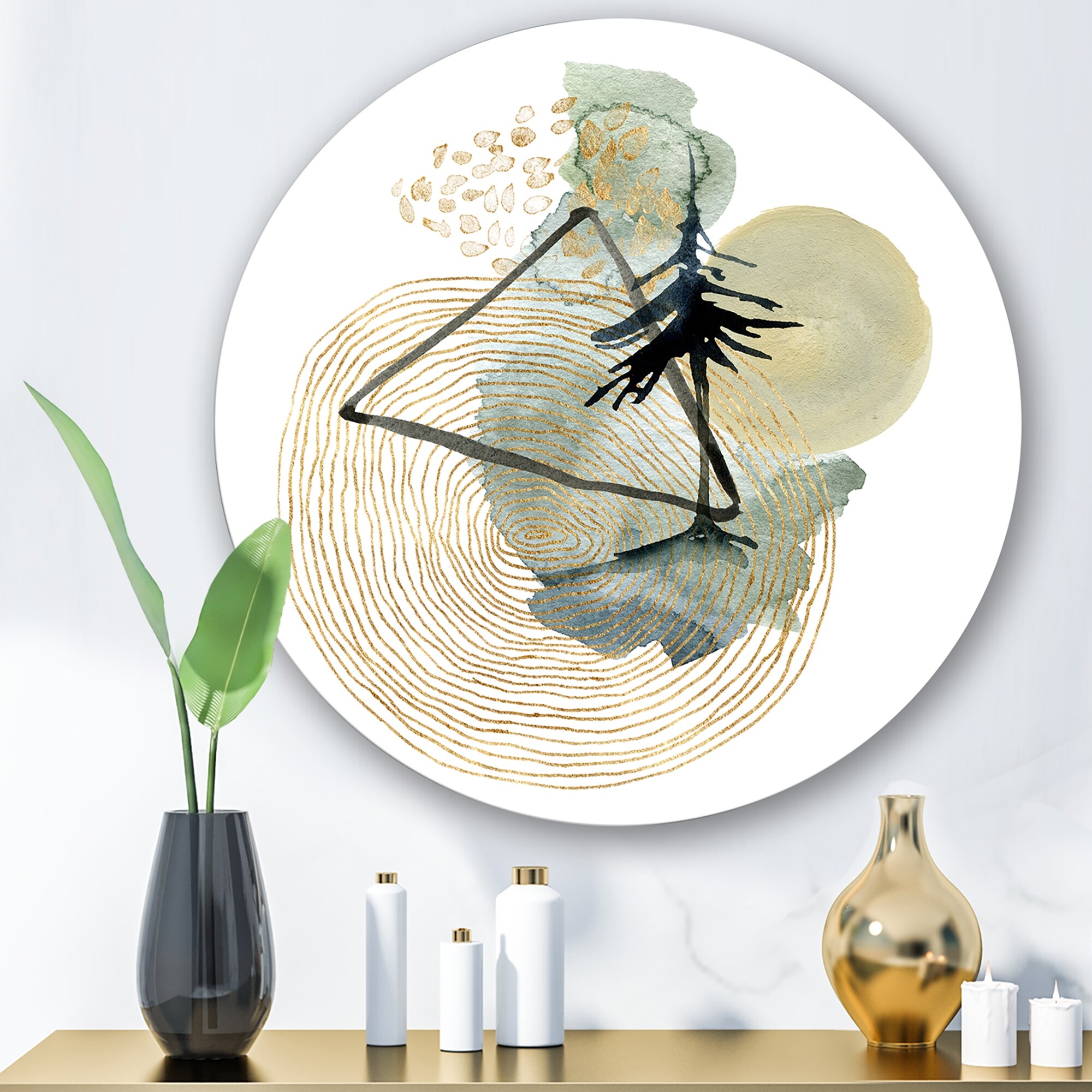 Geo print disc decoration swing coat clearance