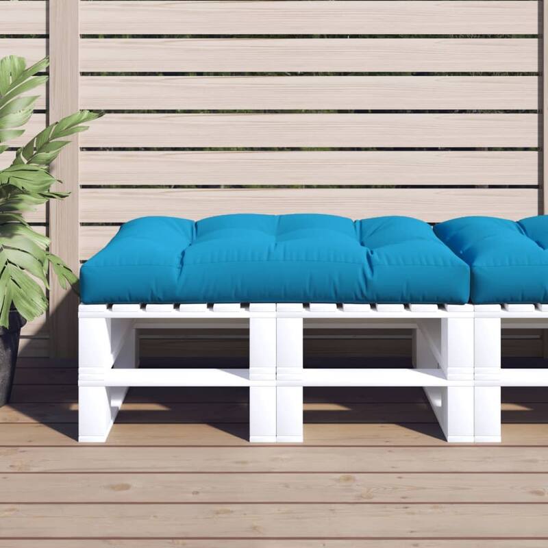 vidaXL Chair Cushion Outdoor Patio Pallet Seat Cushion Sofa Chair Pad Fabric - Blue