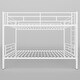 preview thumbnail 33 of 71, Twin over Twin Elegance Clean-Lined Bunk Bed, Heavy Duty Metal Structure Bunk Bed Frame Steel Slat Support(No Box Spring Needed)