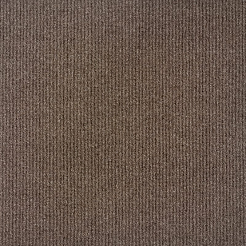 Foss Floors Spyglass 24"x24" Peel and Stick Indoor/Outdoor Carpet Tiles 15/Box - Espresso - 24" x 24"
