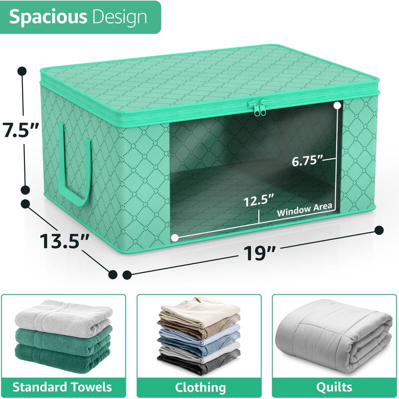 Storage Organize Bags (2 Pack) - 19" L X 14" W X 8" H