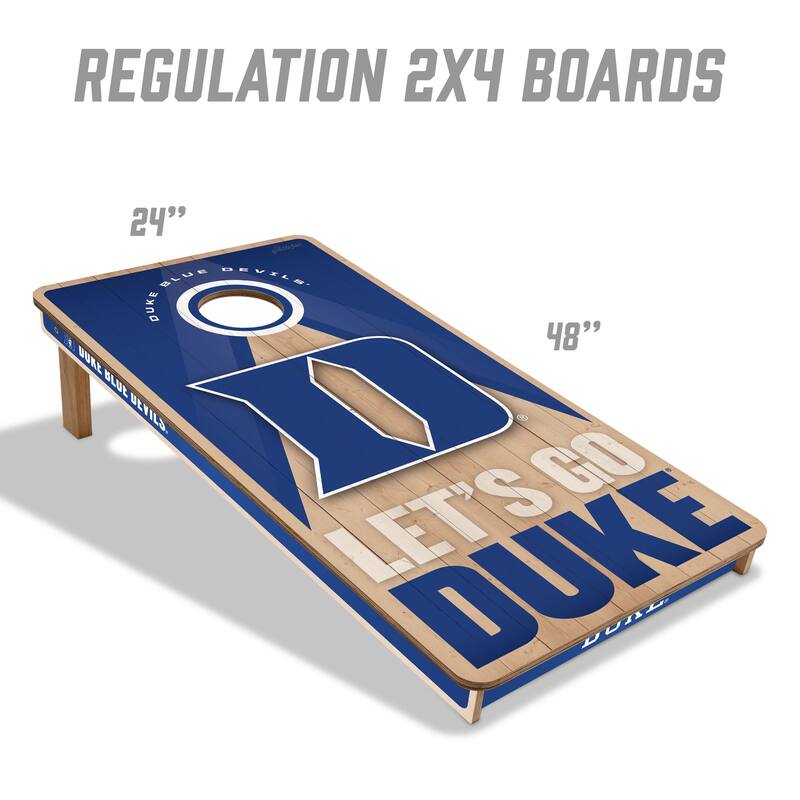 Duke Blue Devils NCAA 2x4 Professional Cornhole Board Set