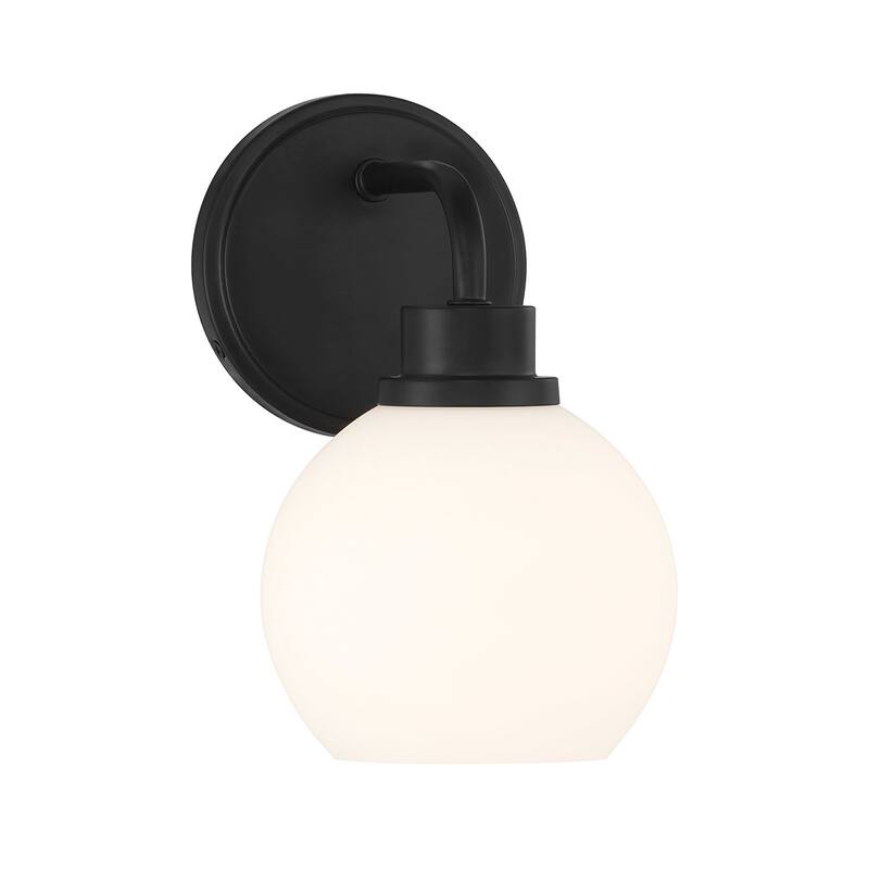 Bellevue SHWS26756 Meridian 10" Tall Bathroom Sconce with Opal Glass