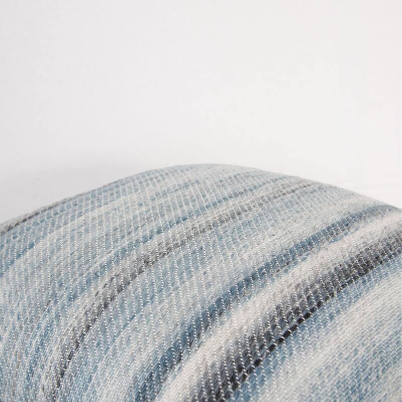 Rizzy Home Stripe Modern Craft Throw Pillow - Multi/Blue - Polyester