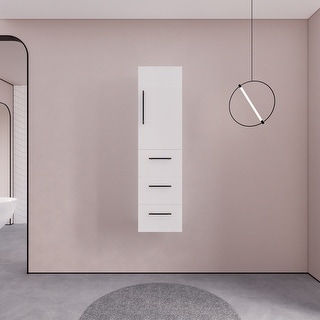 Eliza 16'' Wall Mounted Linen Cabinet