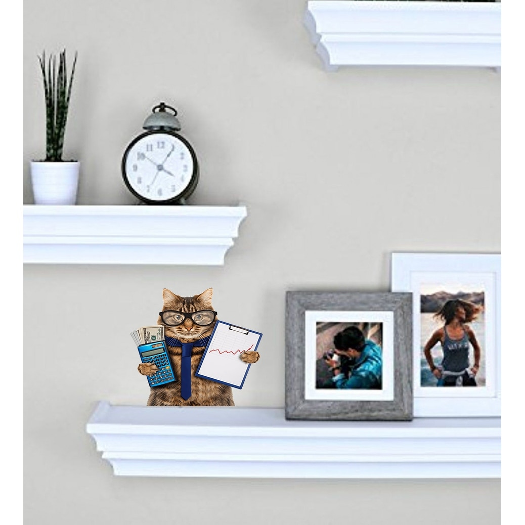 Accountant Cat Sticker, Accountant Cat Decal, Accountant Cat-image