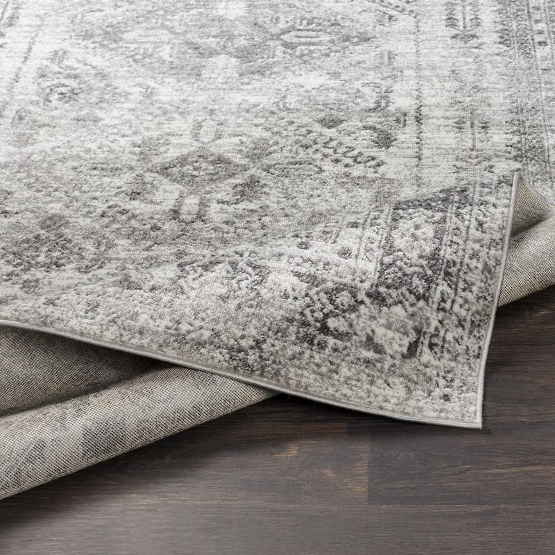 Livabliss Monte Carlo Updated Traditional Medallion Area Rug