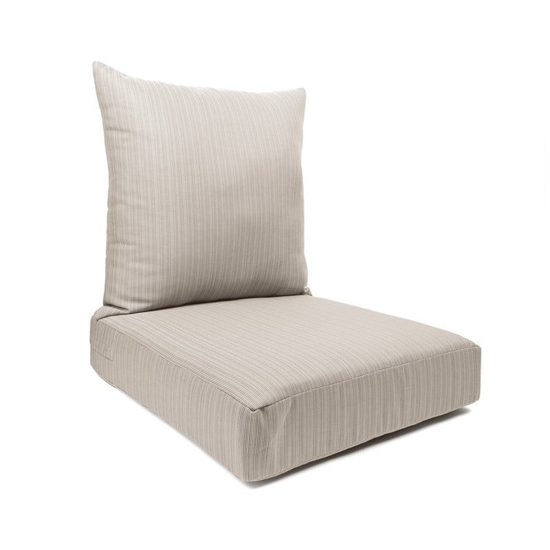 Sherry Kline Island Breeze Deep Seat Cushion 23"x24"x5" Seat & 25"x25" Back Cushion - Sand