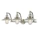 Option Satin Brushed Nickel / Halophane