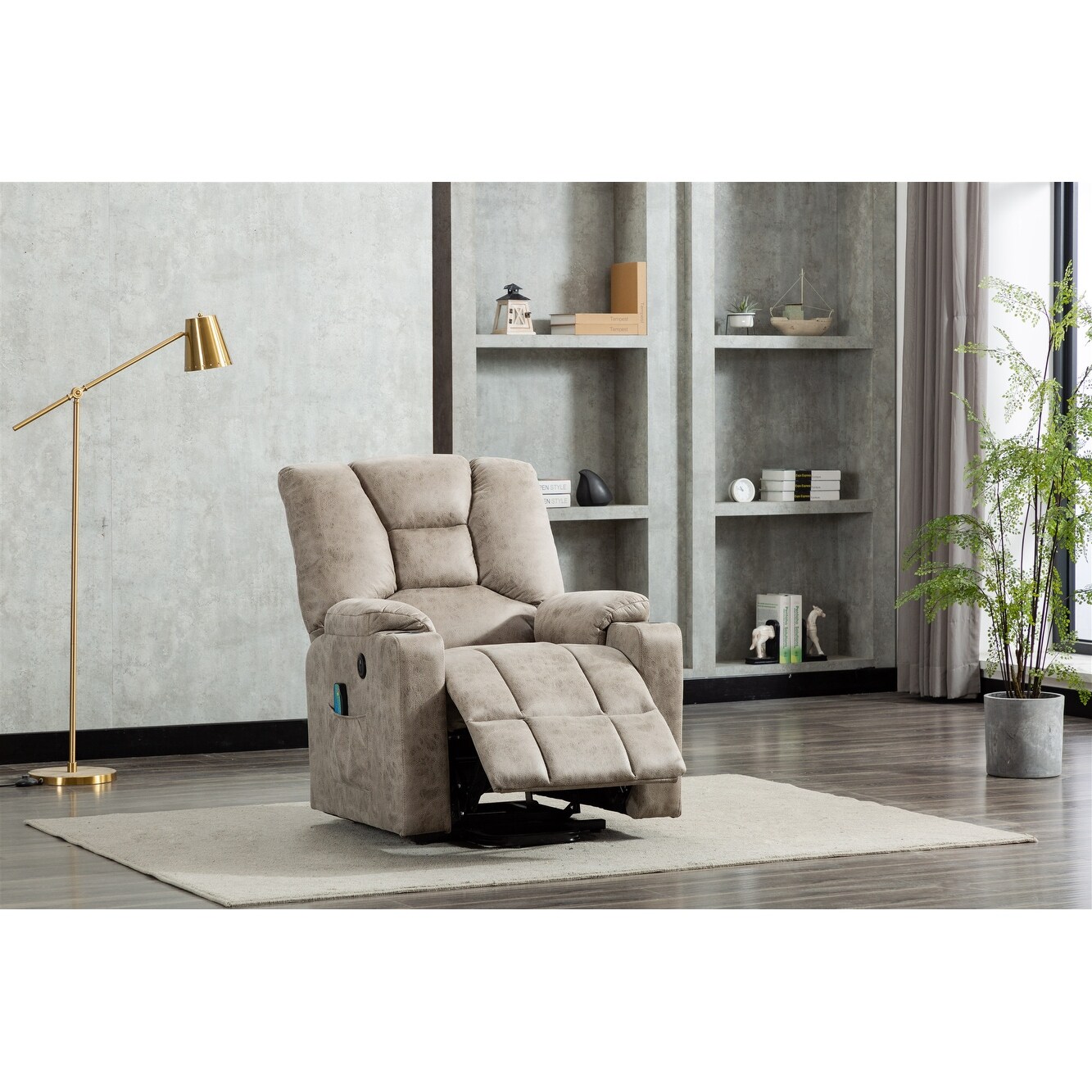 Microfiber online electric recliner