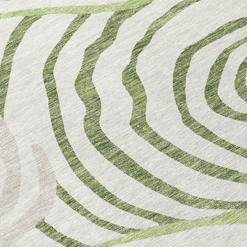 HomeRoots Abstract Transitional Rectangle Outdoor Rug
