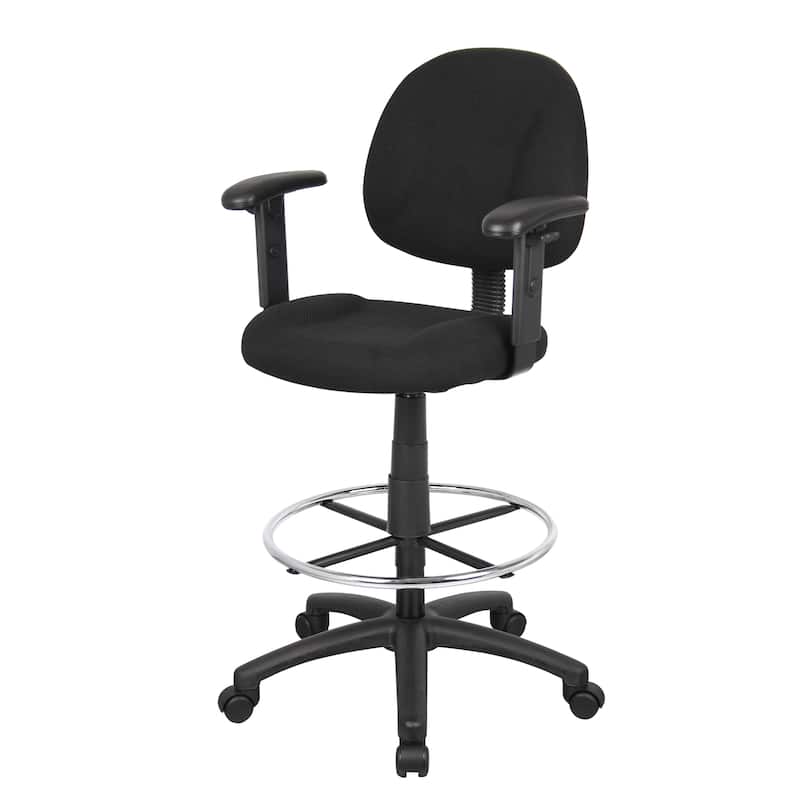 Boss Contoured Comfort Drafting Chair with Arms