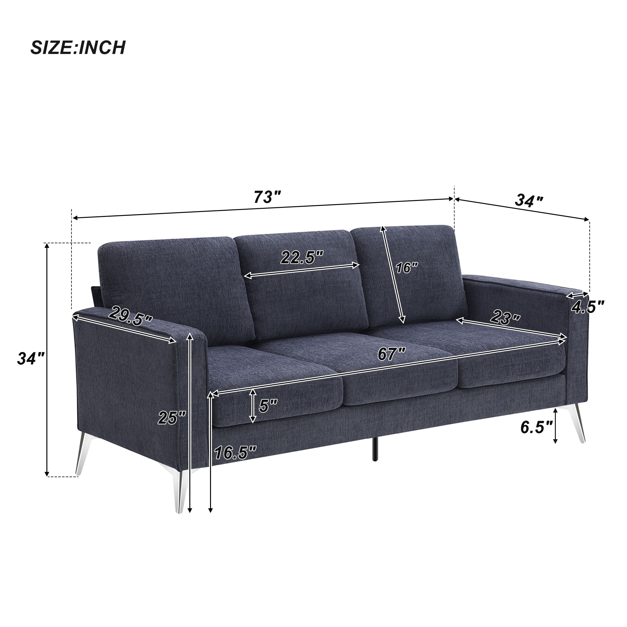 4.5 seater sofa best sale