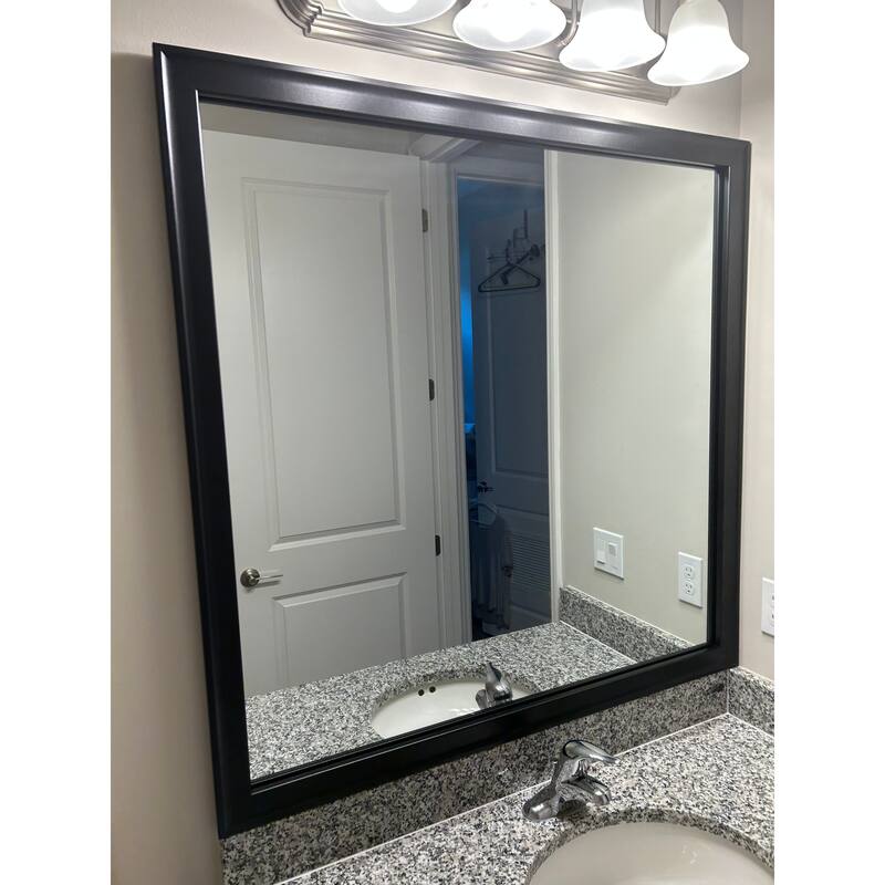 Frame My Mirror Black Framed Wall Mirror, Morgan Design
