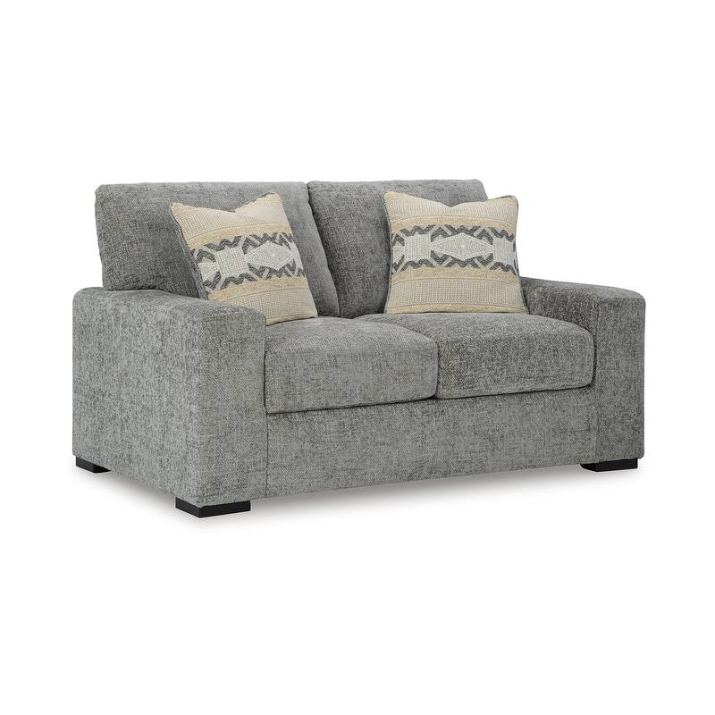 Signature Design by Ashley Dunmor Gray 2-Piece Upholstery Package - 96" W x 45" D x 42" H