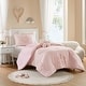 preview thumbnail 43 of 58, Intelligent Design Kids Gracie Floral Reversible Tufted Chenille Comforter Set with Flower Throw Pillow