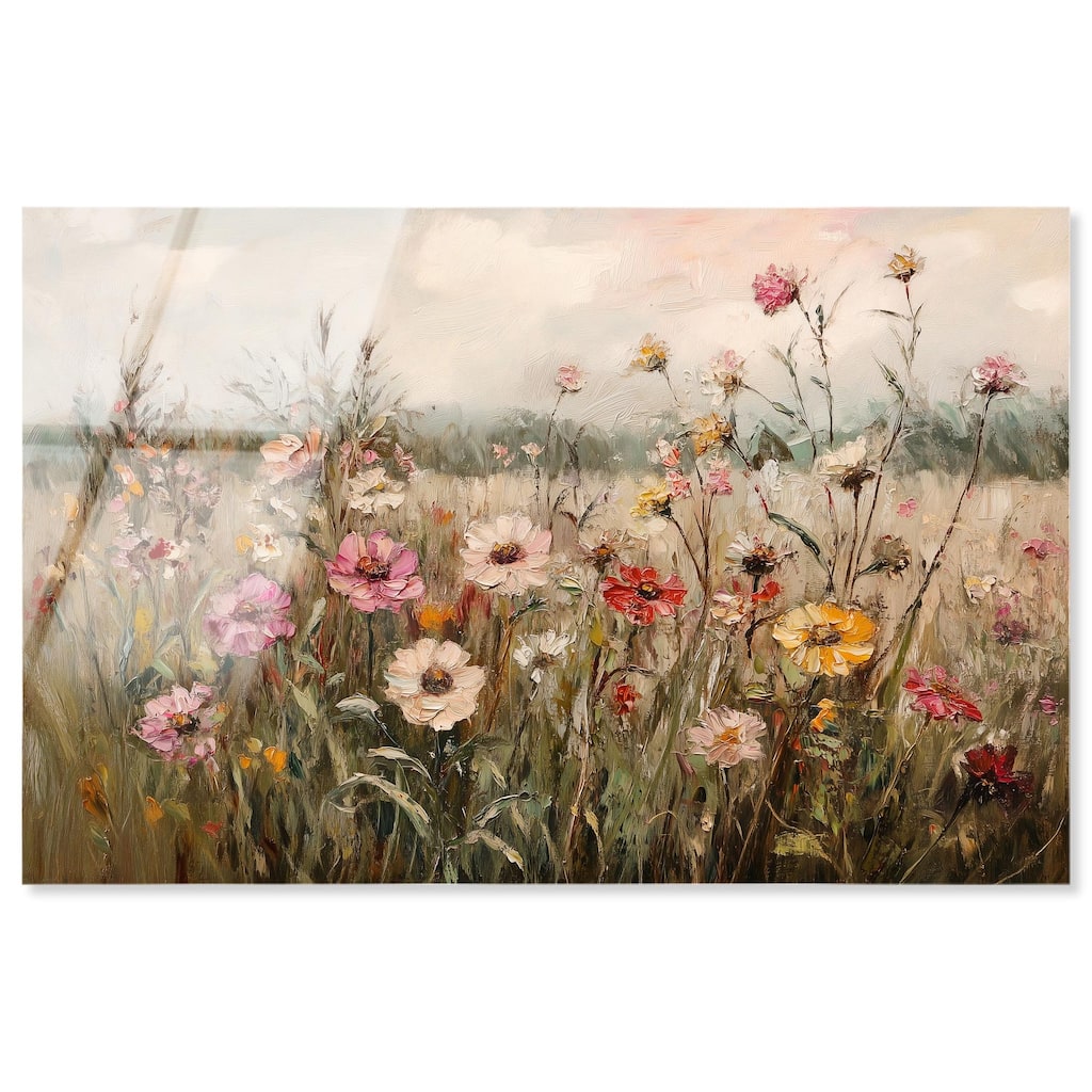 Vintage Blooms I Acrylic by Art Remedy, Ready to Hang