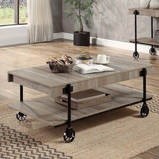 Coffee Table with Open Bottom Shelf - Bed Bath & Beyond - 43567770