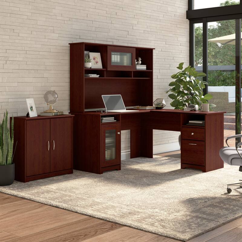 Bush Furniture Cabot Small Storage Cabinet with Doors