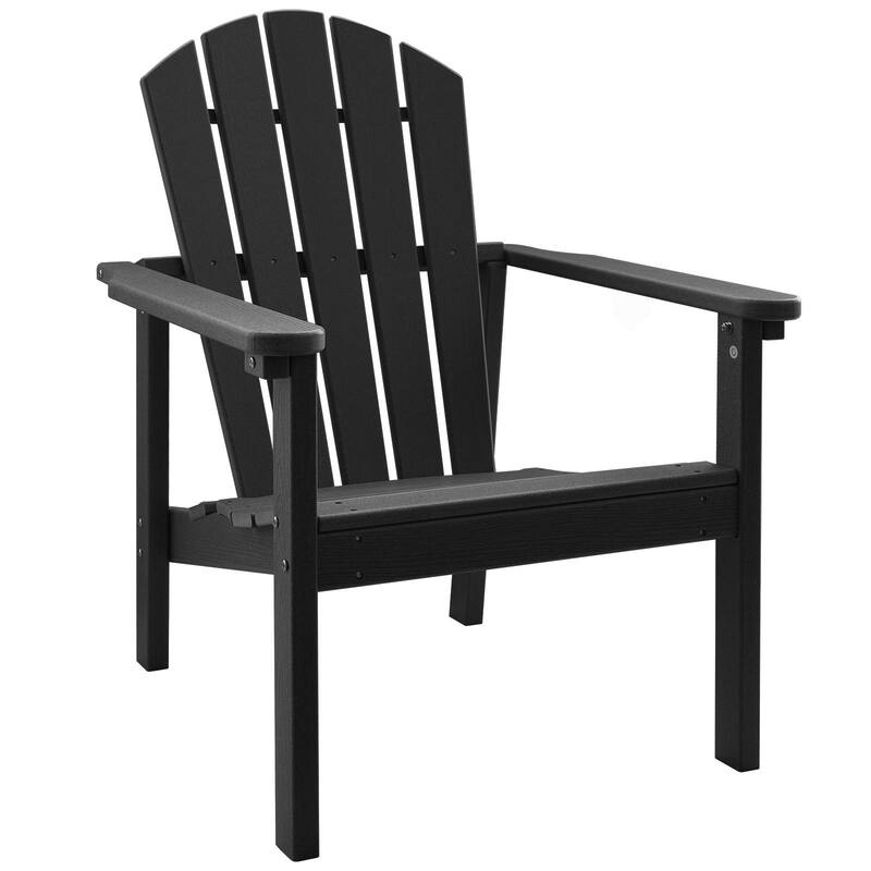 All Weather HDPE Stackable Adirondack Chair,Space-Saving Outdoor Patio Chair