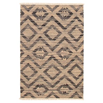 Ankara FW Khaki Kilim 5'3" x 7'10" - 5'3 x 7'10