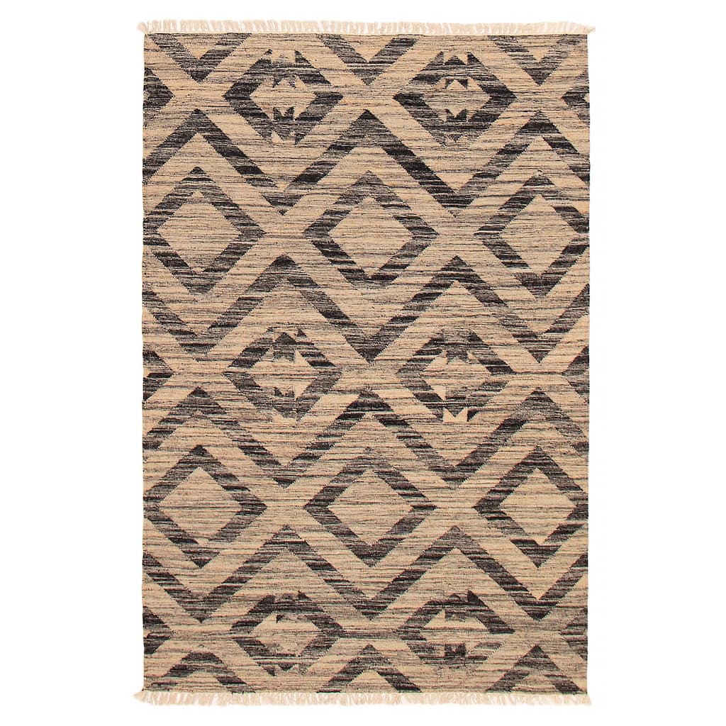 Ankara FW Khaki Kilim 5'3" x 7'10" - 5'3 x 7'10